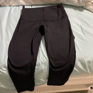 Lululemon wunder under crop leggings